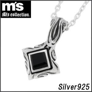 M.U.L. スクエアシルバーネックレス(新品未使用) M'S COLLECTION（エムズコレクション） ネックレス メンズ ブランド