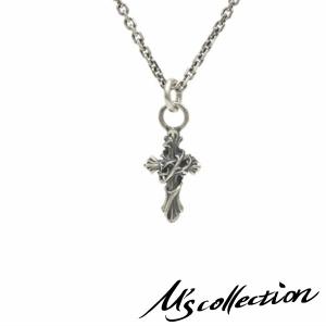 【シルバーアクセ】エムズコレクション　ジルコニアネックレス　46ｃｍチェーン付き。 M'S COLLECTION（エムズコレクション） ネックレス メンズ ブランド