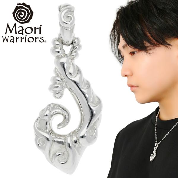 Maori warriors URUTAPU 純粋 シルバー ペンダントトップ チェーンなし ペンダ...