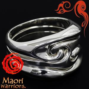 Maori マオリウォリアーズ リング メンズ ブランド 指輪 シルバー 3連