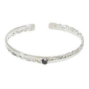 SAINTS（セインツ） 時空 ローマ数字 バングル シルバー ブレスレット