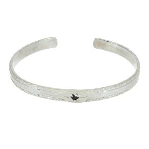 リリー バングル オニキス 百合の紋章 フレア ゴージャス 石