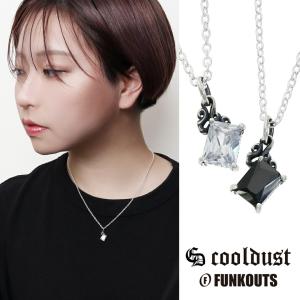 FUNKOUTS ファンクアウツ cooldust クールダスト スクエアストーン シルバーチャームペンダント シルバー925 シルバーアクセサリー｜ginnokura