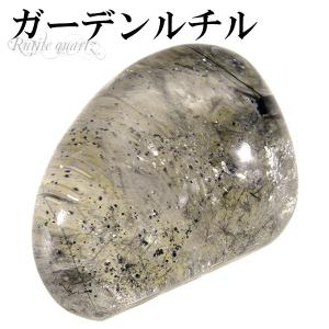 ルチルクォーツ 入り ガーデンクォーツ 磨き原石 103g 原石 磨き