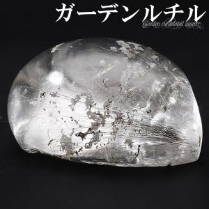 ガーデンクォーツ ルチルクォーツ 入り 磨き原石 約8.2〜40g 数量限定