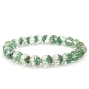 クンツァイト ブレスレット 9.7mm 18.5cm メンズL レディースLL