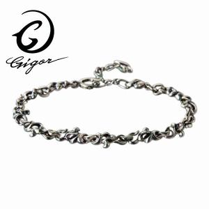 GIGOR（ジゴロウ） ワープ フロー ブレスレット 16〜22cm シルバー925