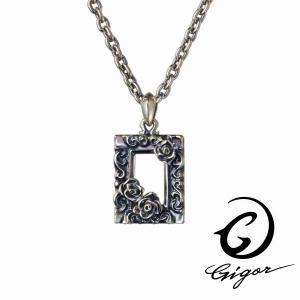 GIGOR（ジゴロウ） ダイラ ペンダント S シルバーネックレス シルバー