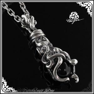 GIGOR（ジゴロウ） トライバル ドックタグ ペンダント チェーン付き