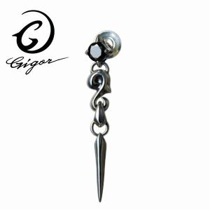 GIGOR ジゴロウ グローション スタッド シルバー ピアス 1P 片耳用