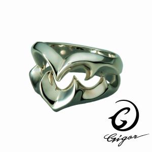 GIGOR（ジゴロウ） シルバー フレッジ リングS 7号〜25号 シンプル