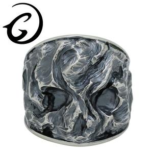 DEAL DESIGN（ディールデザイン） サーフェス スカル リング 9〜23号