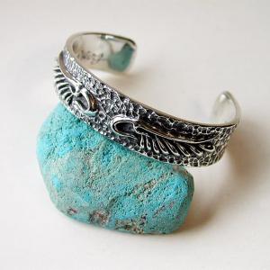 Give Me a Wing ストーン ウイング バングル シルバー メンズ