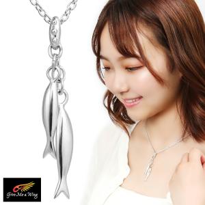 Give Me a Wing クリオネ ペンダント 40cm チェーン付き シルバー