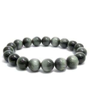 グリーンルチルクォーツ ブレスレット グリーンキャッツアイ ルチル