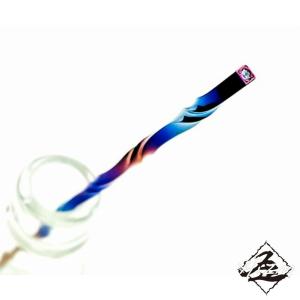 Hizm チタン製 空色簪 Large 多色グラデーション×キュービック