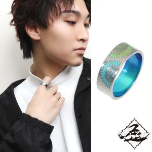 般若 シルバー リング 17~21号 指輪 フリーサイズ メンズリング 般若面