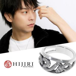 聖 HIJIRI 一対の蛇のリング 細 指輪 シルバー リング 5〜19号