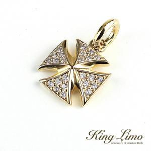 King Limo FLAVA CROSS フレイバクロス ペンダント (チェーンなし) 十字架 K18ゴールドコーティング キングリモ シルバー925 シルバーアクセサリー 銀 爆買