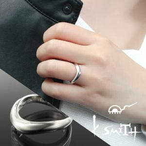 K-SMITH シンプル V字 カーブ リング 11〜21号 シルバー