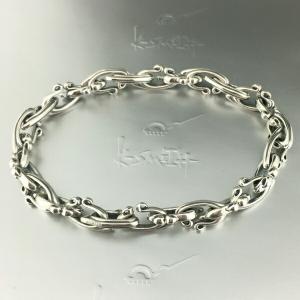 K-SMITH（ケースミス） 唐草 ブラウンダイヤモンド バングル シルバー