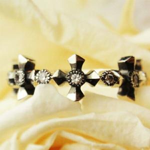 K-SMITH 選べる 2種類 ストーン シルバーピンキーリング 3〜13号