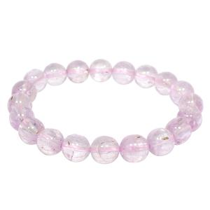 キャッツアイ クンツァイト 高品質 5A グレード ブレスレット 7.5mm