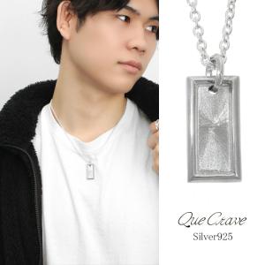 Que Crave パイレックスガラス ペンダントトップ ネックレス