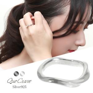 Que Crave パイレックスガラス リング 指輪 3〜27号 シルバー925