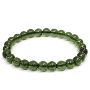 モルダバイト 高品質 ブレスレット 10mm 18cm メンズ M レディース L