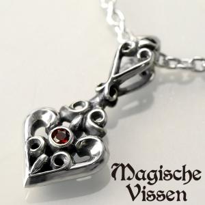 ハート ネックレス メンズ シルバー フルール ド リス ブランド