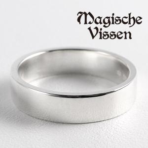 イ*ー様 重厚8g 25号 シルバー925 プレーン ワイドリング幅11.9mm MagischeVissen（マジェスフィッセン） 燻し 槌目 逆甲丸 リング 1〜25