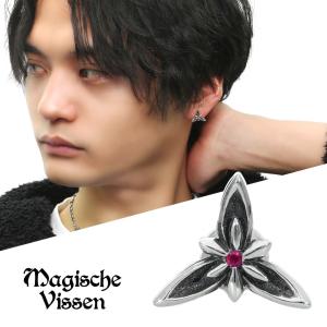 スクエア スワロフスキー クリスタル スタッズ ピアス 1P 片耳用