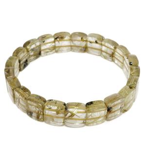 金針ルチルクォーツ ブレスレット 最高級 11A 11.8mm 18cm 天然石