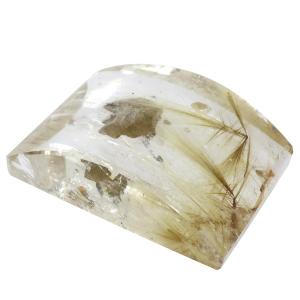 金針ルチルクォーツ 磨き原石 高品質 50g ...の詳細画像2