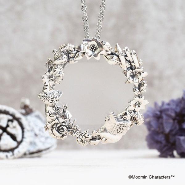 MOOMIN ムーミン谷の仲間たち ガーランド ルーペ ペンダント ネックレス レディースネックレス...