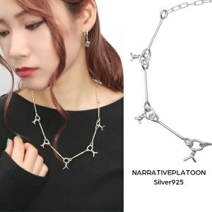 ゲリラ市♪有刺鉄線ネックレスSVカラー男女兼用♪hyde 250612