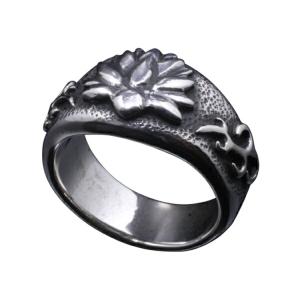 般若 シルバー リング 17~21号 指輪 フリーサイズ メンズリング 般若面