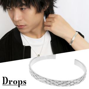 DROPS 槌目 ワイド バングル シルバー925 銀 サステナブル リサイクル