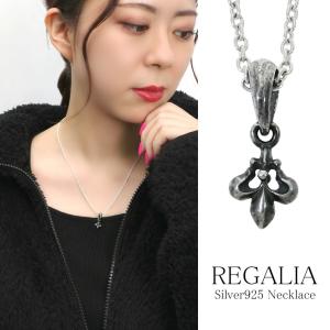 REGALIA 薔薇 プチ ネックレス ペンダント シルバー925 銀 バラ ローズ