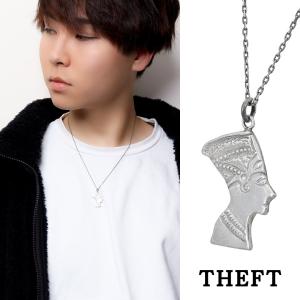 THEFT セフト エジプト フォラオ ネックレス ペンダント ペンダントトップ ペンダントチャーム シルバー TIME タイム Pharaoh Necklace 古代 横顔｜ginnokura