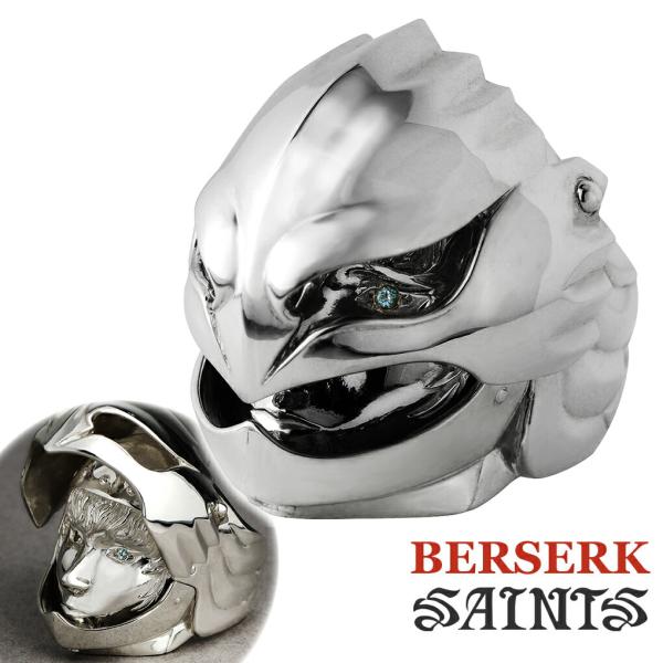 BERSERK × SAINTS ベルセルク セインツ 白い鷹 グリフィス ブルートパーズ リング ...