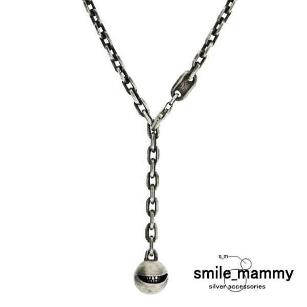 smile_mammy スマイルボール ブレスレット ネックレス 2Way シルバー 925 Y字ネ...
