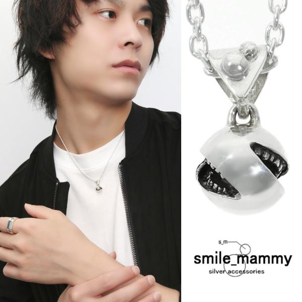 smile_mammy トゥーフェイス スマイルボール ネックレス ペンダント ペンダントトップ チ...