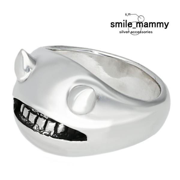 smile_mammy ツノ アンチスマイル リング 指輪 5〜18号 シルバー 925 ドームリン...