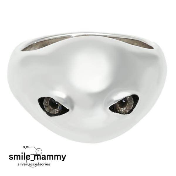 smile_mammy stare リング 指輪 5〜18号 シルバー 925 ドームリング シグネ...