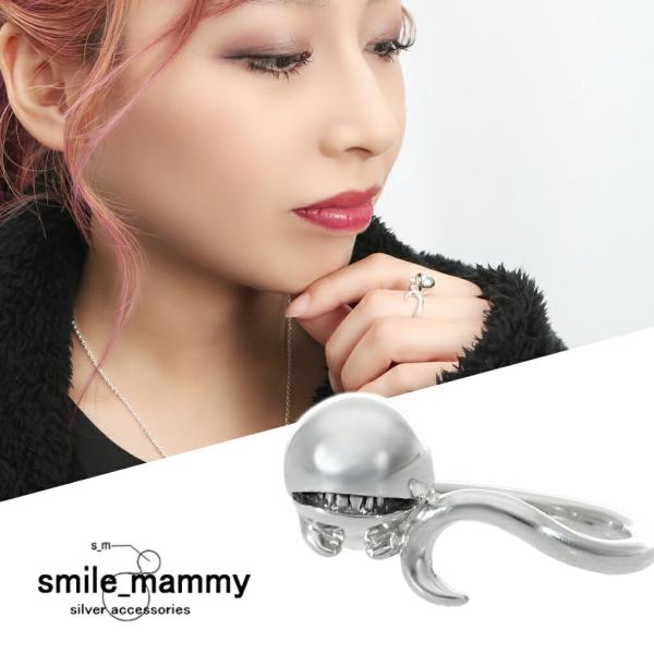 smile_mammy おばけ アンチ スマイル リング 指輪 5〜19号 シルバー925 ゴースト...