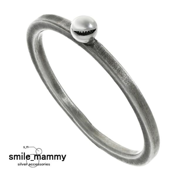 smile_mammy スマイルボール nano リング 指輪 1〜9号 シルバー 925 丸 玉 ...