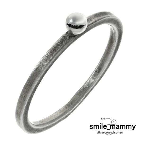 smile_mammy スマイルボール nano リング 指輪 1〜9号 シルバー 925 丸 玉 ...