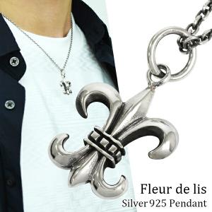 ハート ペンダントトップ メンズ シルバー フルール ド リス ブランド